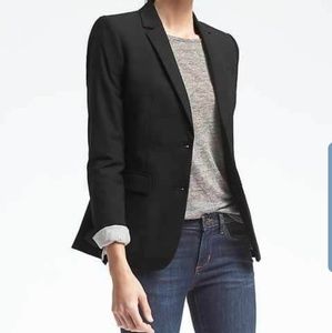 Banana Republic black fitted blazer size 2